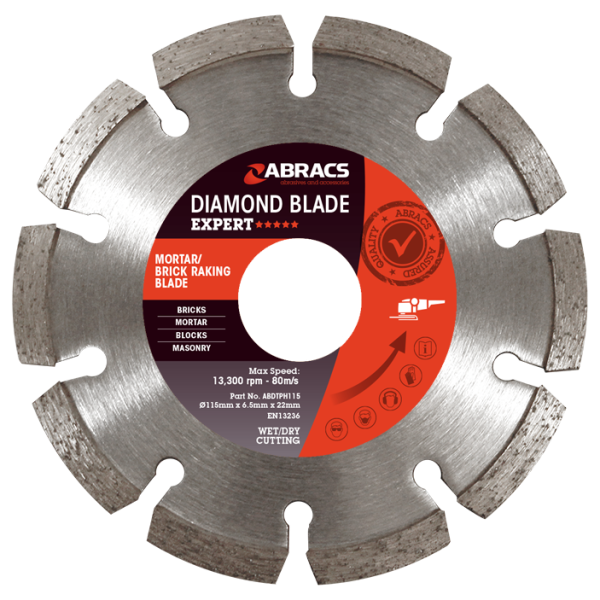 Abracs Mortar/Brick Raking Blade