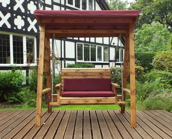 Dorset Two Seater Swing Burgundy