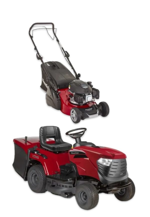 DUO HIRE- MOUNTFIELD RIDE-ON TRACTOR AND PETROL LAWN MOWER